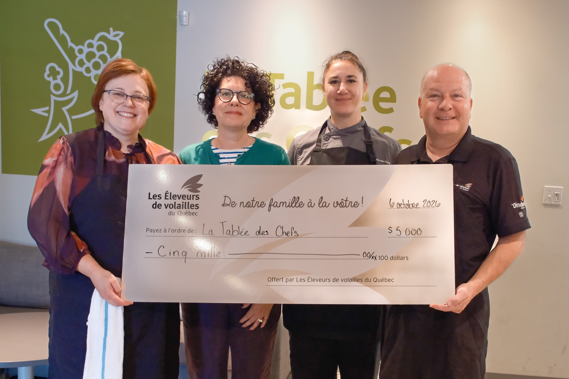 Bénévolat des EVQ à La Tablée des Chefs